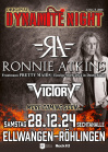  12. DYNAMITE NIGHT mit RONNIE ATKINS • 28.12.2024, 18:00 • Ellwangen-Röhlingen